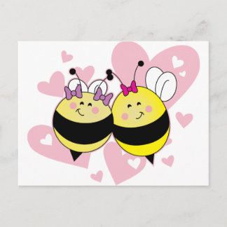 BFF Bees Vykort