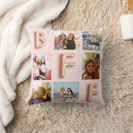 BFF (Best Friends ro guld  fotocollage) Kudde