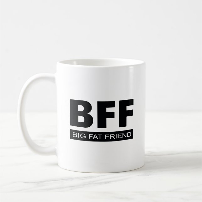 BFF - Big Tjock-vän Kaffemugg (Vänster)