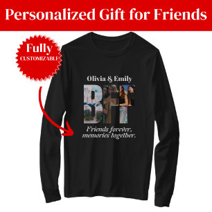 BFF Fotokollage Långärmad T-Shirt