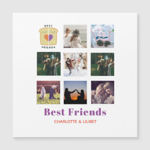 BFF Fotokollagepresent Smörgås med jordnötssmör oc