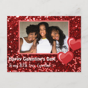 BFF Galentine-ballonger från Red glitter Vykort