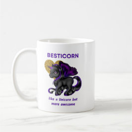 BFF Gift Besticorn som en encorn men mer Fantastis Kaffemugg