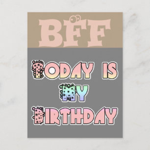BFF Hakuna Matata i dag är mitt födelsedagskort Vykort