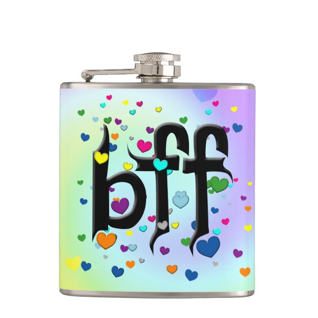 bff - hjärtan fickplunta (Framsidan)