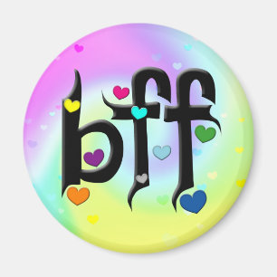 bff ~ hjärtan magnet
