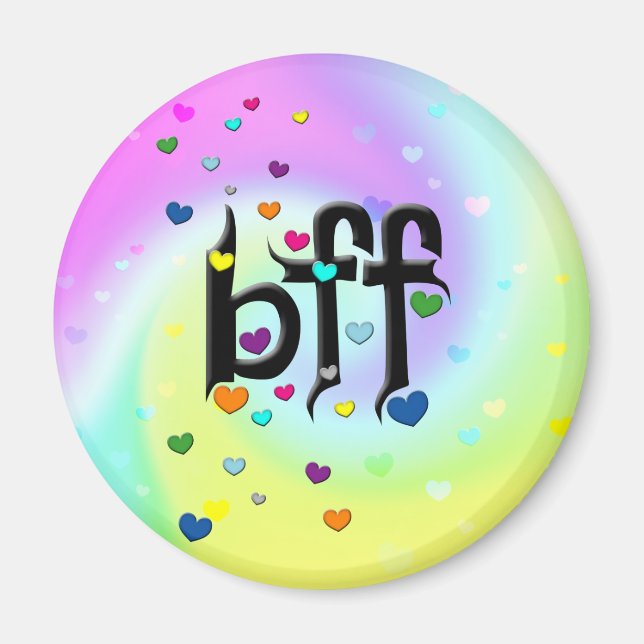 bff ~ hjärtan magnet (Framsidan)