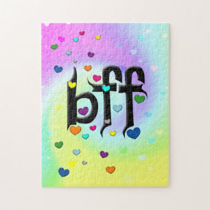 bff ~ hjärtan pussel