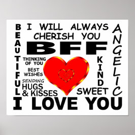 BFF I Kärlek You Poster