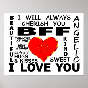 BFF I Kärlek You Poster