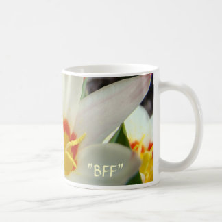 BFF kaffekopp Mugg Gåva TULPAN BLOMMOR Muggar Blom