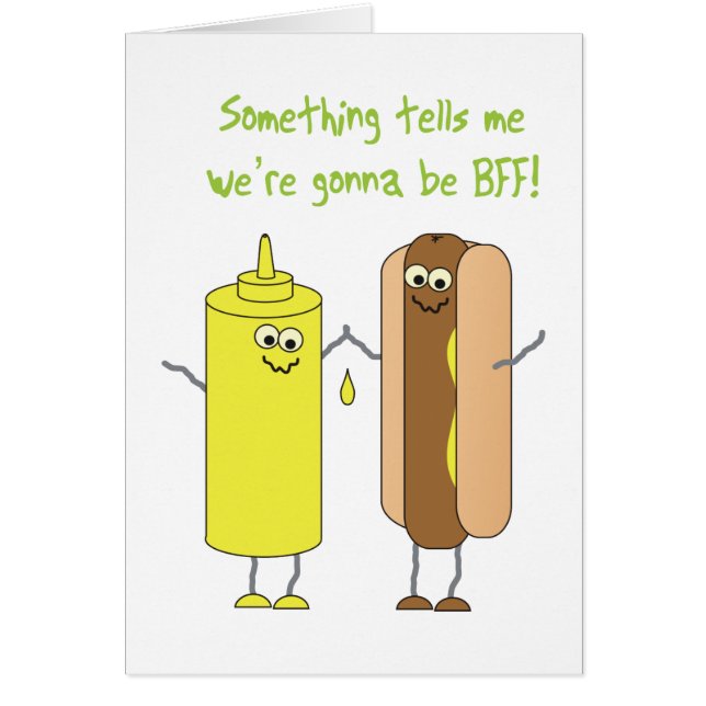 BFF-kort Hälsningskort (Framsidan)