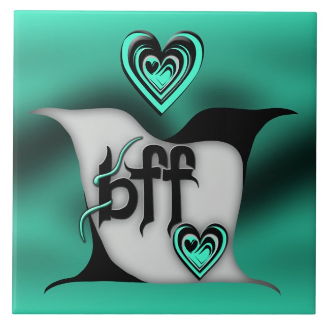 bff ~ lavfåglar kakelplatta (Framsidan)