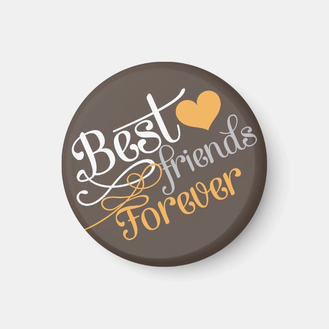 BFF - Mode bästa vänner för alltid Magnet (Framsidan)