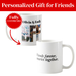 BFF Photo Coffee Mug – Personalized Gift Kaffemugg