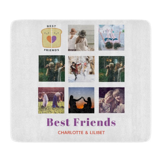 BFF Photo Collage Gift Peanutbutter Jelly Sandwich (Framsidan)