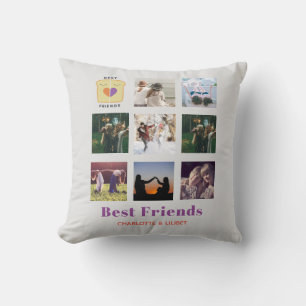 BFF Photo Collage Gift Peanutbutter Jelly Sandwich Kudde
