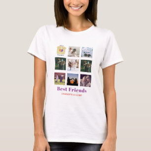 BFF Photo Collage Gift Peanutbutter Jelly Sandwich T Shirt
