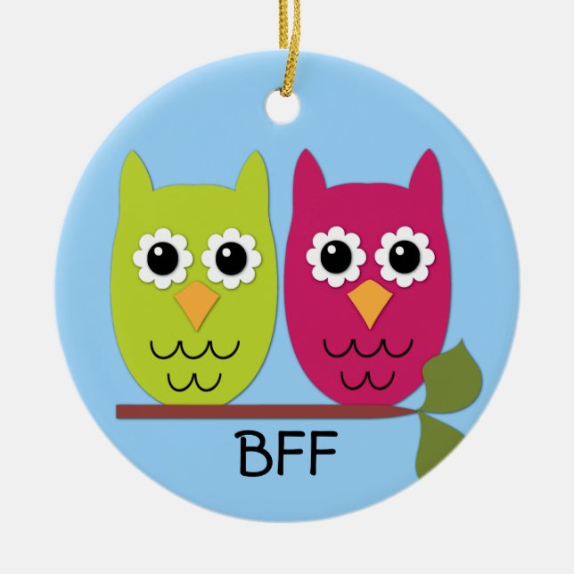BFF Uggla Ornament (Framsidan)