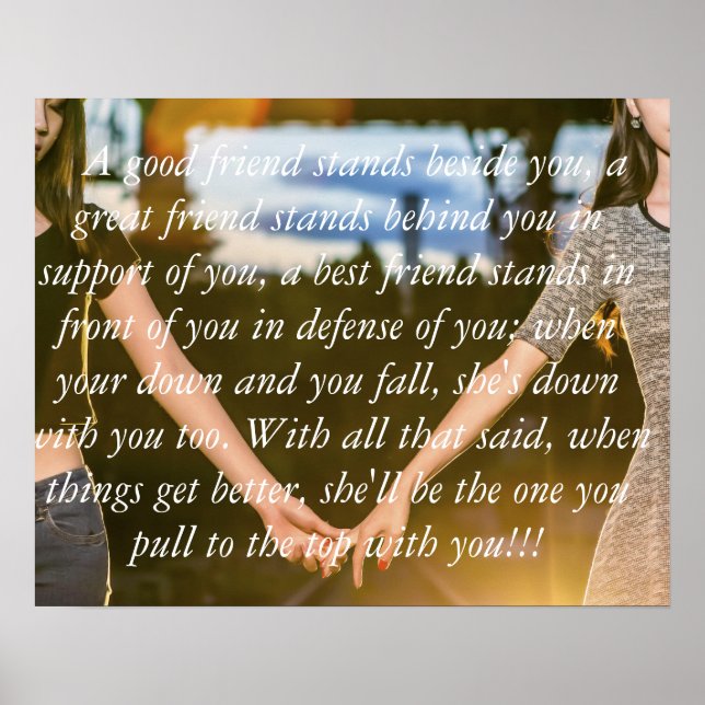 BFF-vänner Poster c) (Framsidan)