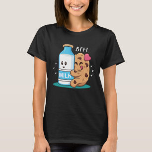 BFFL Best Friend 4 Life Biscuit Hugger Mjölk BA T Shirt