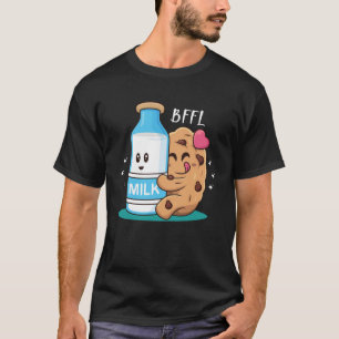 BFFL Best Friend 4 Life Biscuit Hugger Mjölk Kärle T Shirt