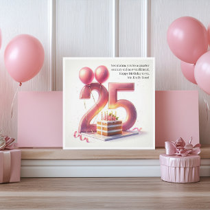 BFFR Lillas systers 25-årsdag Kort