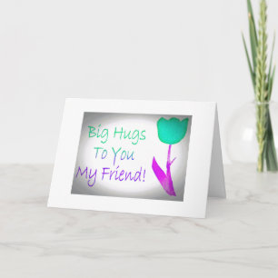 BFF'S BIRTHDAY HUGS / ÖNSKEMÅL BEST BIRTHDAY NÅGON KORT