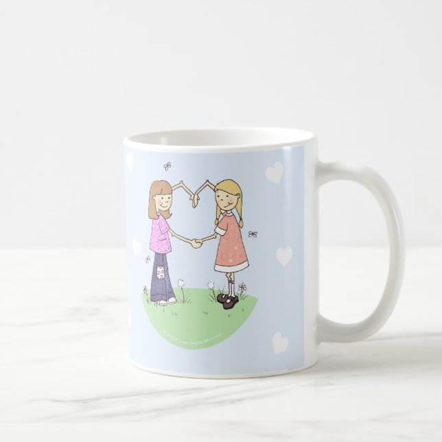 BFFS för evigt Kaffemugg (Höger)