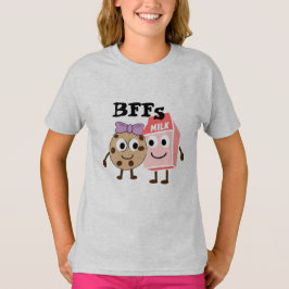 BFFS mjölk och choklad chip kakor lustigt humor T Shirt