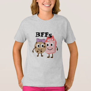 BFFS mjölk och choklad chip kakor lustigt humor T Shirt