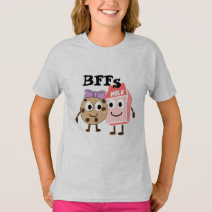 BFFS mjölk och choklad chip kakor lustigt humor T Shirt