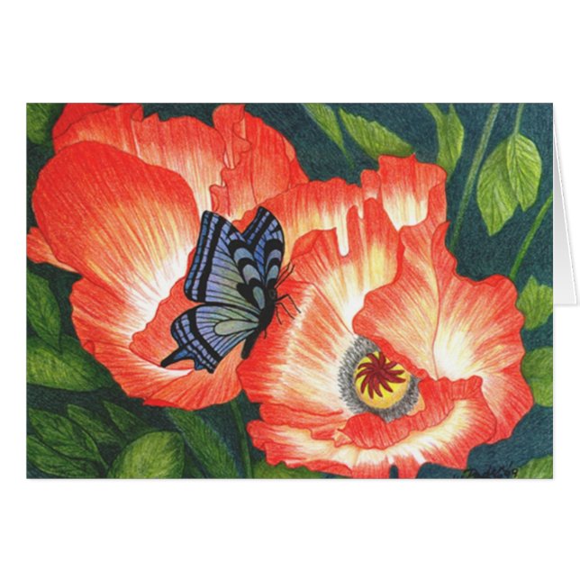 BFLYPOPY HÄLSNINGSKORT (Framsidan Horizontal)