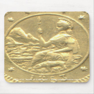 BG-435 "ärmar av Kalifornien" vertikala Mousepad Musmatta