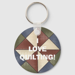 bg (603), ILOVEQUILTING! Nyckelring
