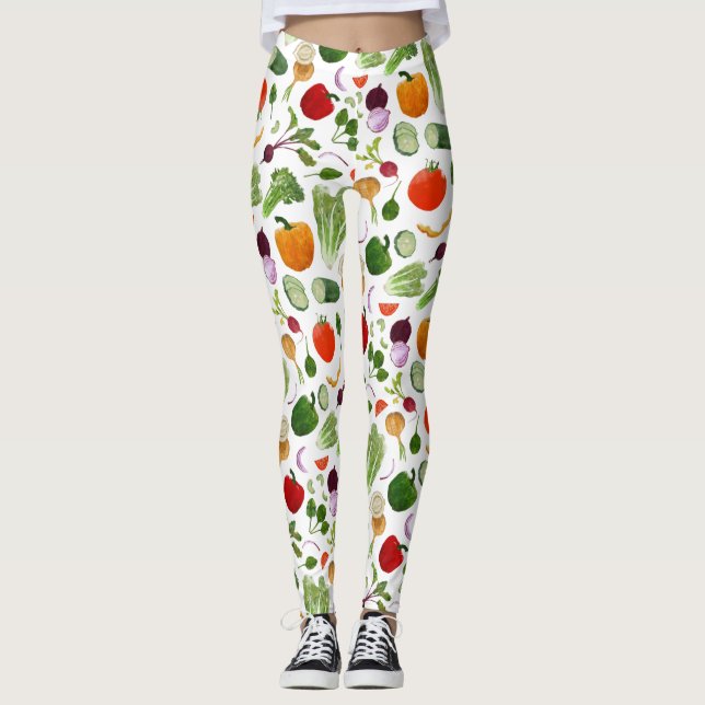 BG - Blandad sallad Leggings (Framsida)