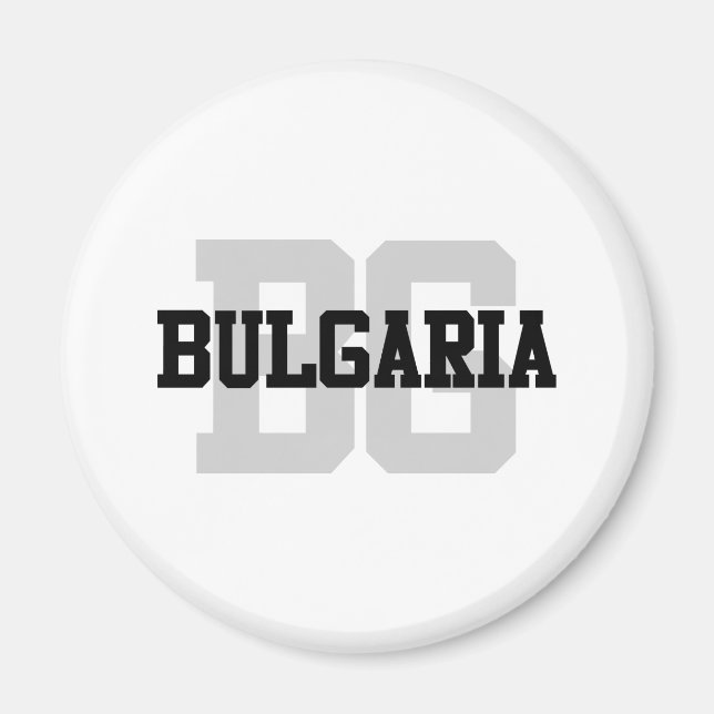 BG Bulgarien Magnet (Framsidan)