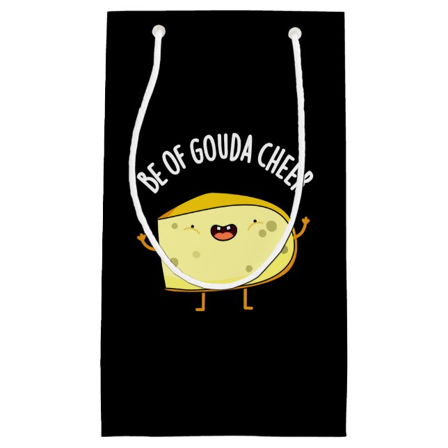 BG: Gouda Cheer Funny Cheese Pun Mörk BG (Framsidan)