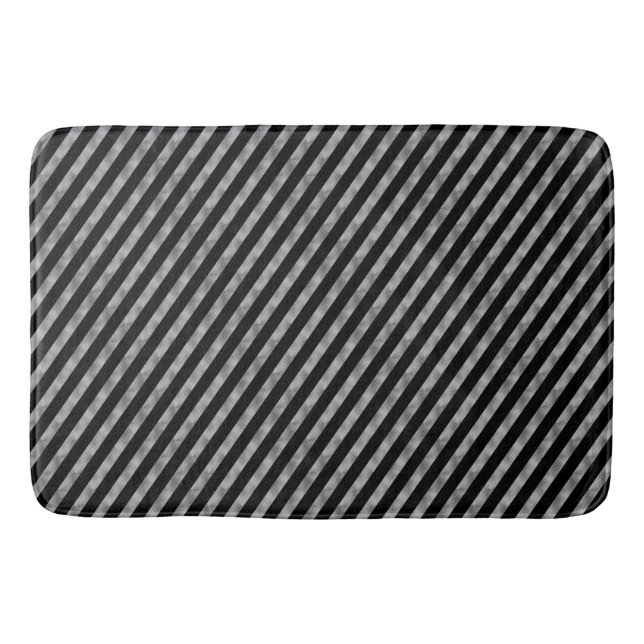 BG Rand Mönster Black silver + din idé Badrumsmatta (Framsidan)