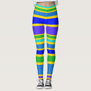 BG Rand Mönster färgad IV + din bakgrund Leggings