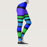 BG Rand Mönster färgad IV din bakgrund Leggings<br><div class="desc">Endast Färgad Rand Design av EDDA Fröhlich/EDDArt | Använda med egen bakgrund, text, bild, tecken och idéer | Trend: färg ditt liv/färg blockering | Missar du andra färger eller produkter? Jag ska göra det åt dig! Kontakta mig gärna: contact@eddart.de eller titta här: www.zazzle.com/eddartshop* och här: www.zazzle.de/eddartiful* och här: www.zazzle.com/simply_ideas*</div>