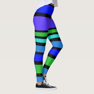 BG Rand Mönster färgad IV + din bakgrund Leggings