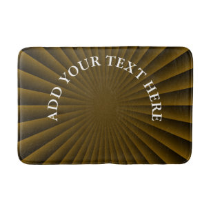 BG RAYS - brun + text och idéer Badrumsmatta