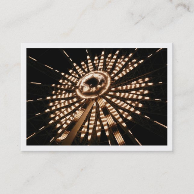 Bg Wheel, Mini Photo Visitkort (Framsida)