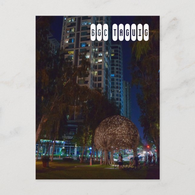 BGC Taguig Vykort (Framsida)