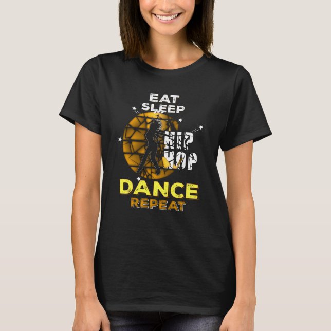 Bgirl old school hip hop dancer t shirt (Framsida)