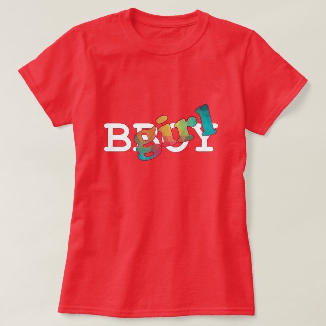 BGirl Shirt T-shirt (Design framsida)