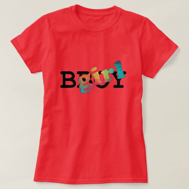 BGirl Shirt T-shirt (Design framsida)