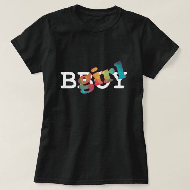 BGirl Shirt Tee Shirt (Design framsida)