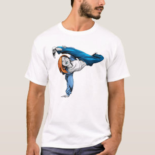 Bgirlen poserar 1 tee shirt